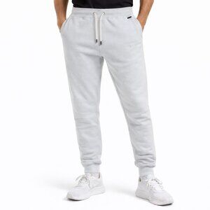 Sonneti London Off White Light Gray Slim Jogger Tapered Lounge Sweatpants Size L